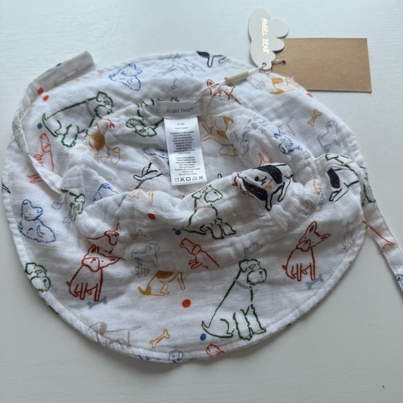 New Angel Dear Baby Toddler Boy Girl Muslin Sun Hat ~ Bark Life 6-12 month - Picture 3 of 3